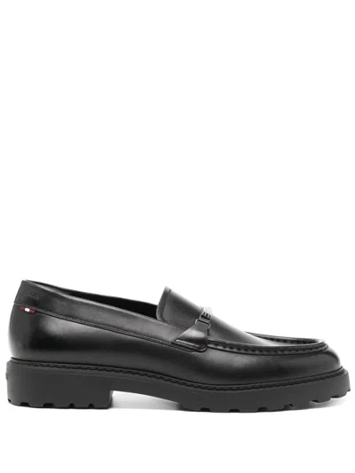 Bally Leather Loafer In Black