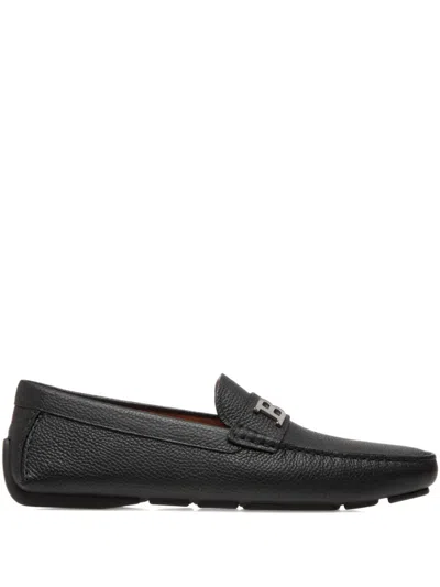 Bally Leather Loafers In Black