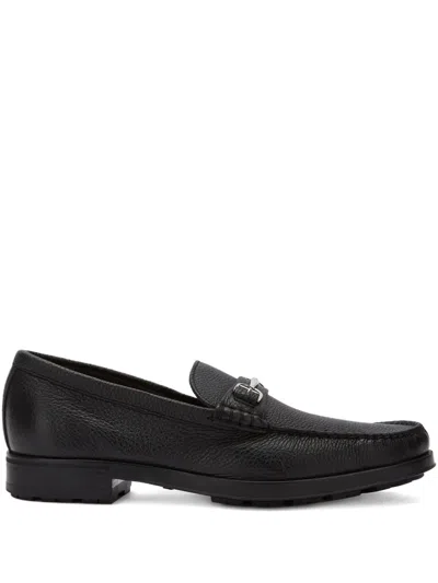 Bally Leather Loafers In Black