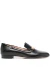 Bally Leather Loafers In Black