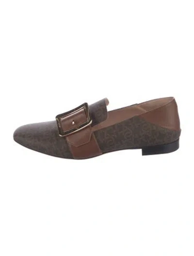 Pre-owned Bally Leather Loafers In Black