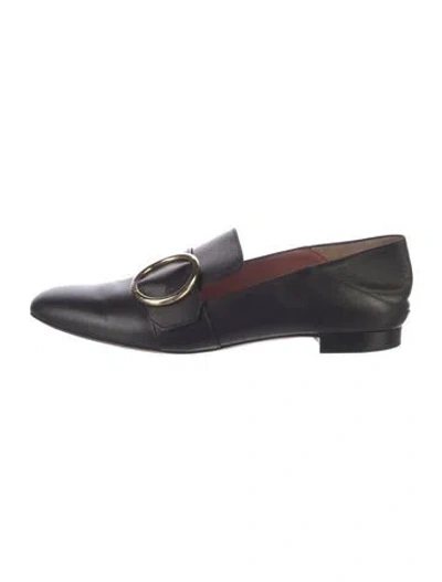 Pre-owned Bally Leather Loafers In Black