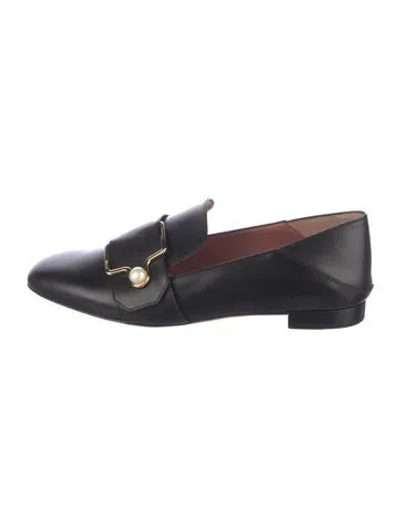 Pre-owned Bally Leather Loafers In Black