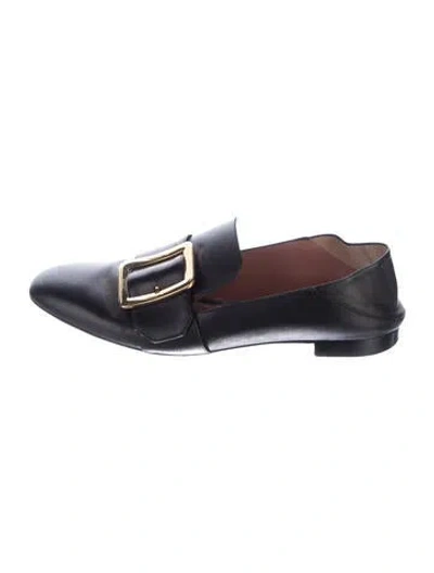 Pre-owned Bally Leather Loafers In Black