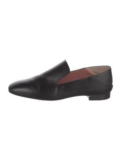 Pre-owned Bally Leather Loafers In Black