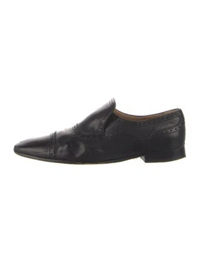 Pre-owned Bally Leather Loafers In Blue
