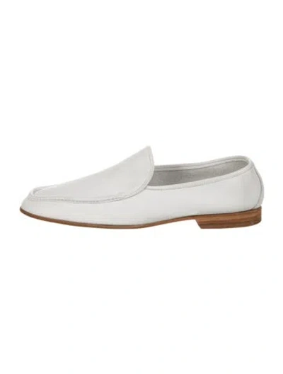 Pre-owned Bally Leather Loafers In Grey