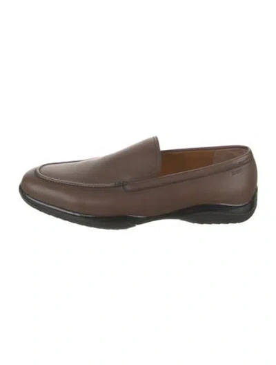Pre-owned Bally Leather Loafers In Multi