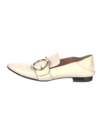Pre-owned Bally Leather Loafers In Neutral