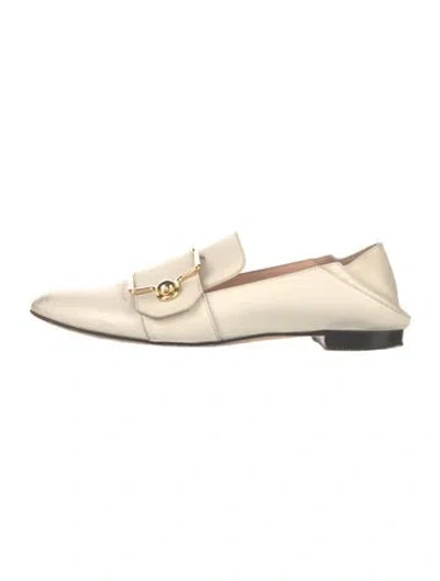 Pre-owned Bally Leather Loafers In Neutral