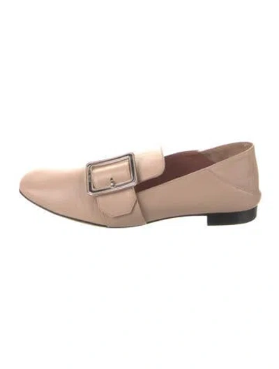 Pre-owned Bally Leather Loafers In Neutral