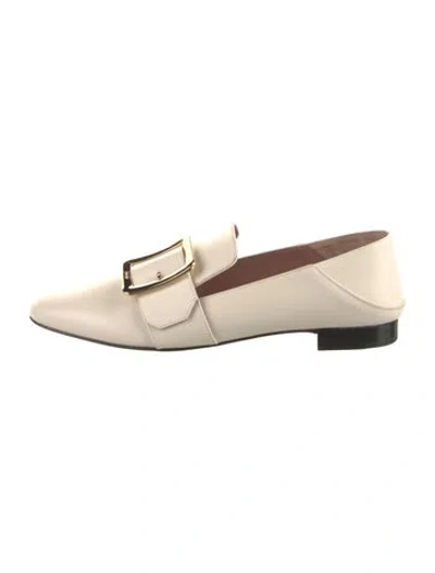 Pre-owned Bally Leather Loafers In Neutral