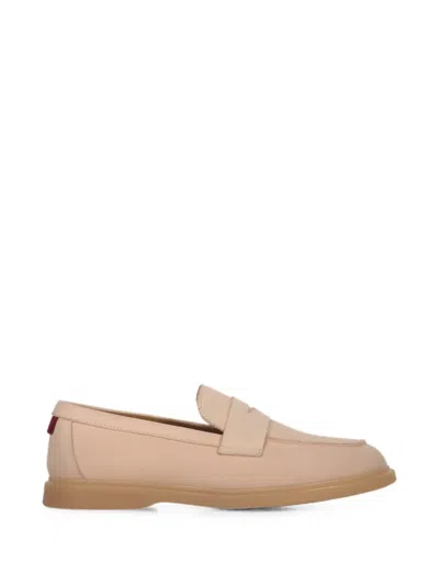 Bally Leather Loafers In Pink