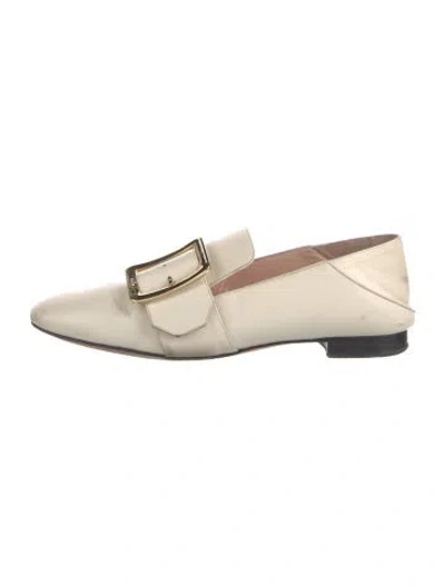 Pre-owned Bally Leather Loafers In Neutrals