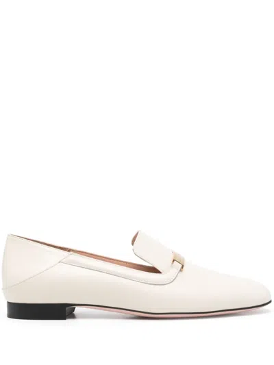 Bally Loafer Aus Leder In Beige