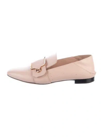 Pre-owned Bally Leather Loafers In Pink