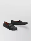 Bally Leather Loafers With Moc Toe Stitching