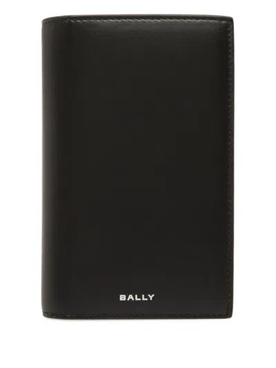 Bally Leather Logo Wallet In Black
