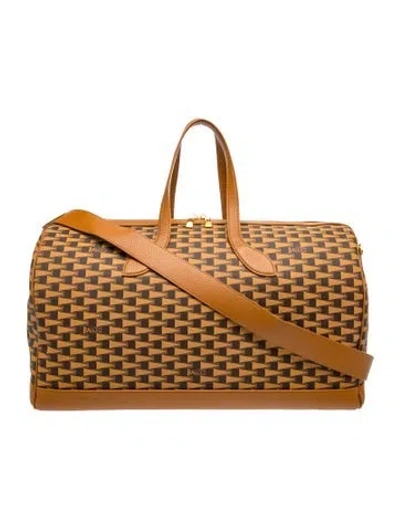 Pre-owned Bally Leather Messenger Bag In Brown