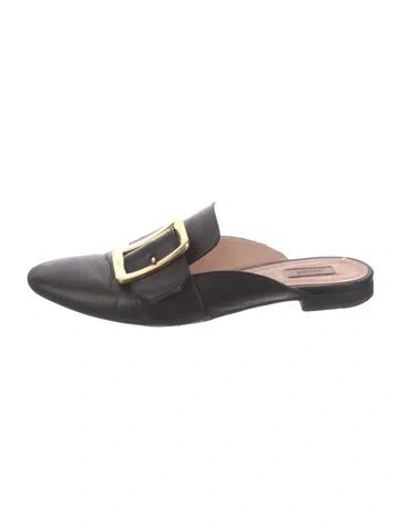 Pre-owned Bally Leather Mules In Black