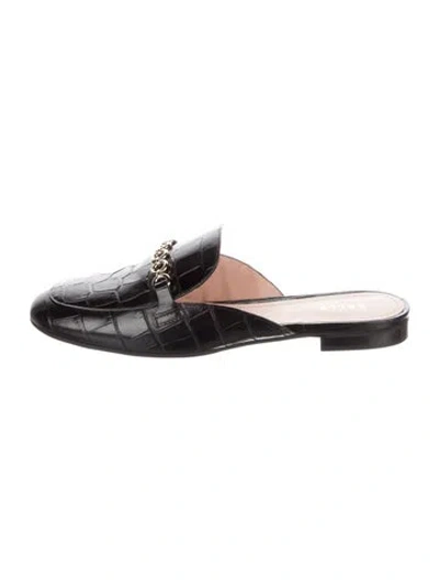 Pre-owned Bally Leather Mules In Black