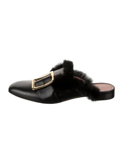 Pre-owned Bally Leather Mules In Black