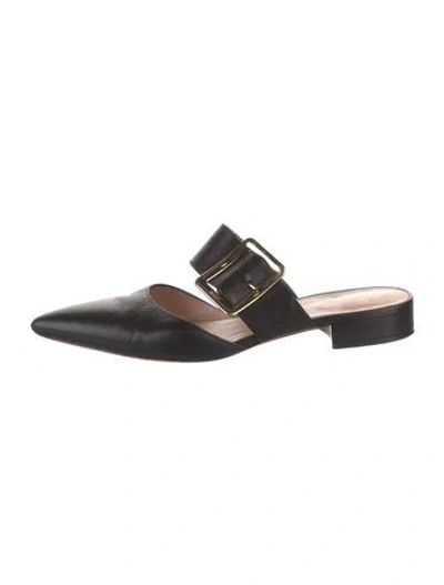 Pre-owned Bally Leather Mules In Black