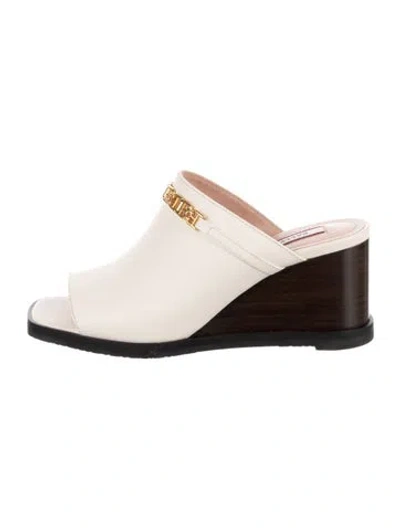 Pre-owned Bally Leather Mules In Brown