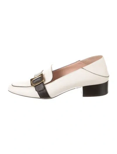 Pre-owned Bally Leather Mules In Neutral