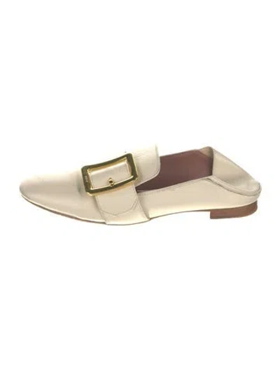 Pre-owned Bally Leather Mules In Neutral