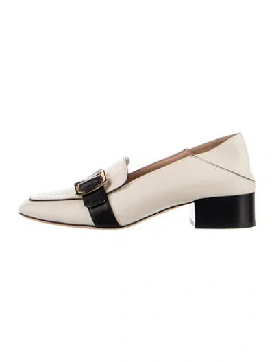 Pre-owned Bally Leather Mules In Neutrals
