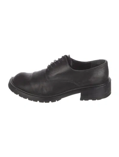Pre-owned Bally Leather Oxfords In Black
