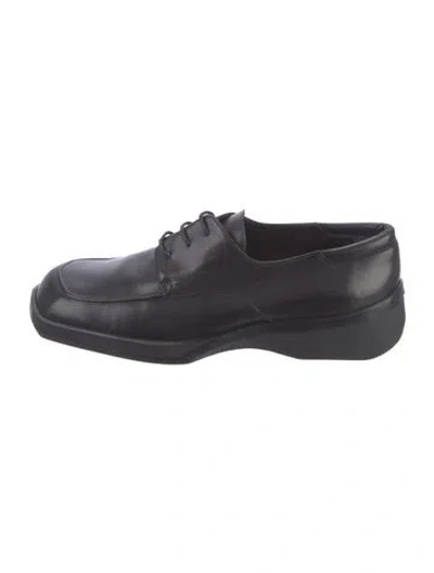 Pre-owned Bally Leather Oxfords In Black