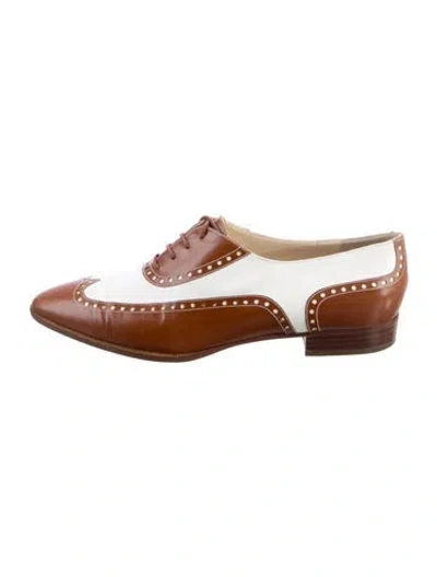 Pre-owned Bally Leather Oxfords In Brown