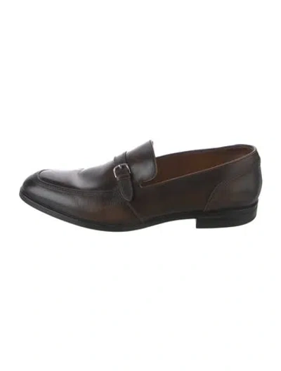 Pre-owned Bally Leather Oxfords In Brown