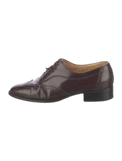 Pre-owned Bally Leather Oxfords In Multi