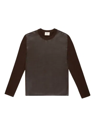 Bally Leather-panel Sweater