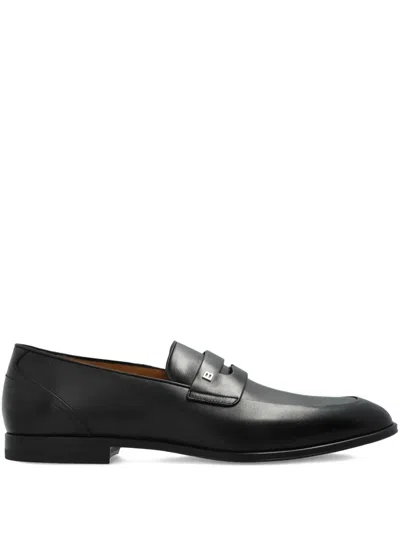 Bally Leather Penny Loafer In Black