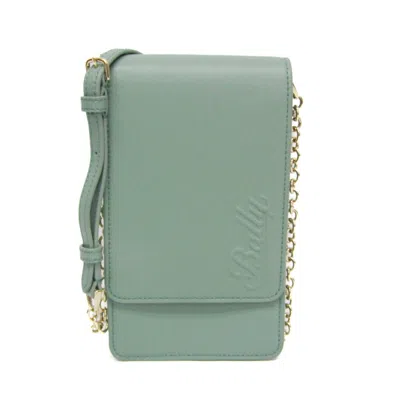 Pre-owned Bally Leather Pouch Shoulder Bag () In Green