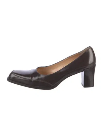 Pre-owned Bally Leather Pumps In Black
