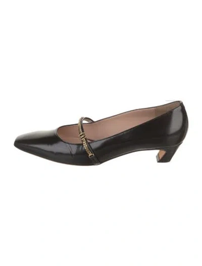 Pre-owned Bally Leather Pumps In Black