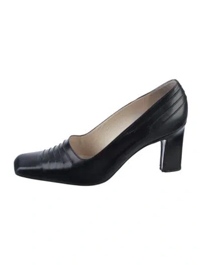 Pre-owned Bally Leather Pumps In Blue