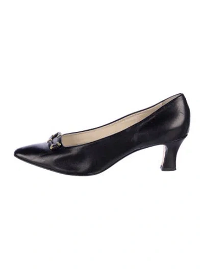 Pre-owned Bally Leather Pumps In Blue