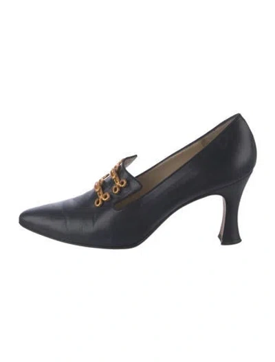 Pre-owned Bally Leather Pumps In Blue