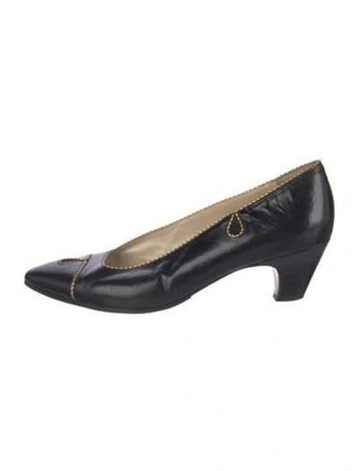 Pre-owned Bally Leather Pumps In Blue