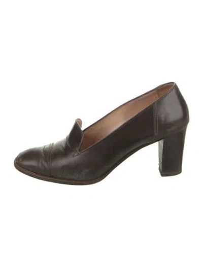 Pre-owned Bally Leather Pumps In Brown