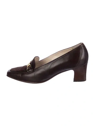 Pre-owned Bally Leather Pumps In Brown