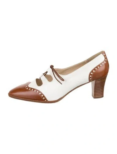 Pre-owned Bally Leather Pumps In Brown