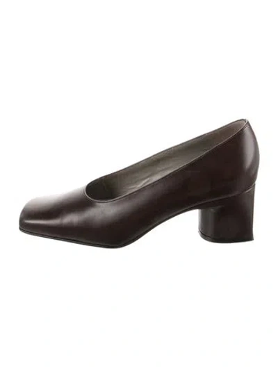 Pre-owned Bally Leather Pumps In Brown