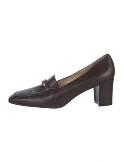 Pre-owned Bally Leather Pumps In Brown